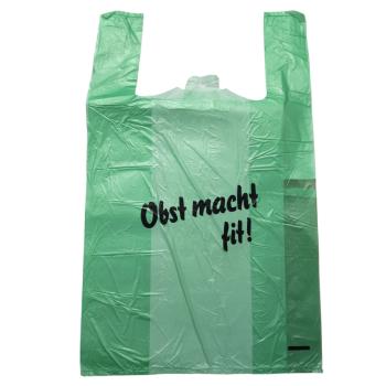 torba 32+18x55 cm  plastik yeşil, kulplu 2.000 Adet