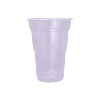 bardak 0,5 l, 95 mm plastik seffaf (70 Adet)